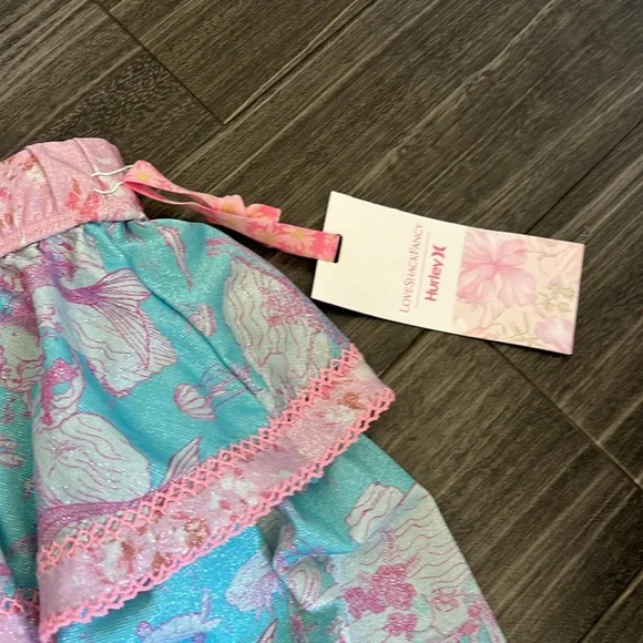 LoveShackFancy x Hurley Under The Sea Tiered Mini Skirt - Picture 10 of 13